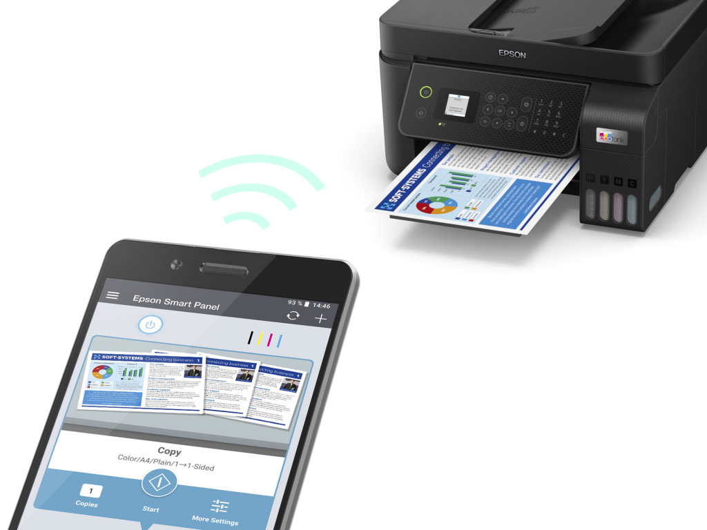Epson EcoTank ET-4800 A4 multifunctionele Wi-Fi-printer met inkttank, inclusief tot 3 jaar inkt - Afbeelding 6