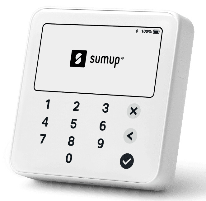 SumUp Solo Lite smart card reader Batterij/Accu Bluetooth Wit - Afbeelding 2