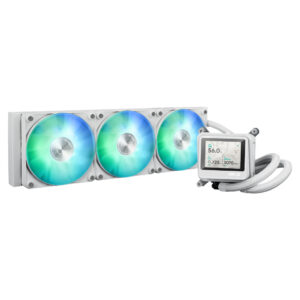 ASUS MAX Gaming LC 360 ARGB LCD White Edition Processor Alles-in-één vloeistofkoeler 12 cm Wit