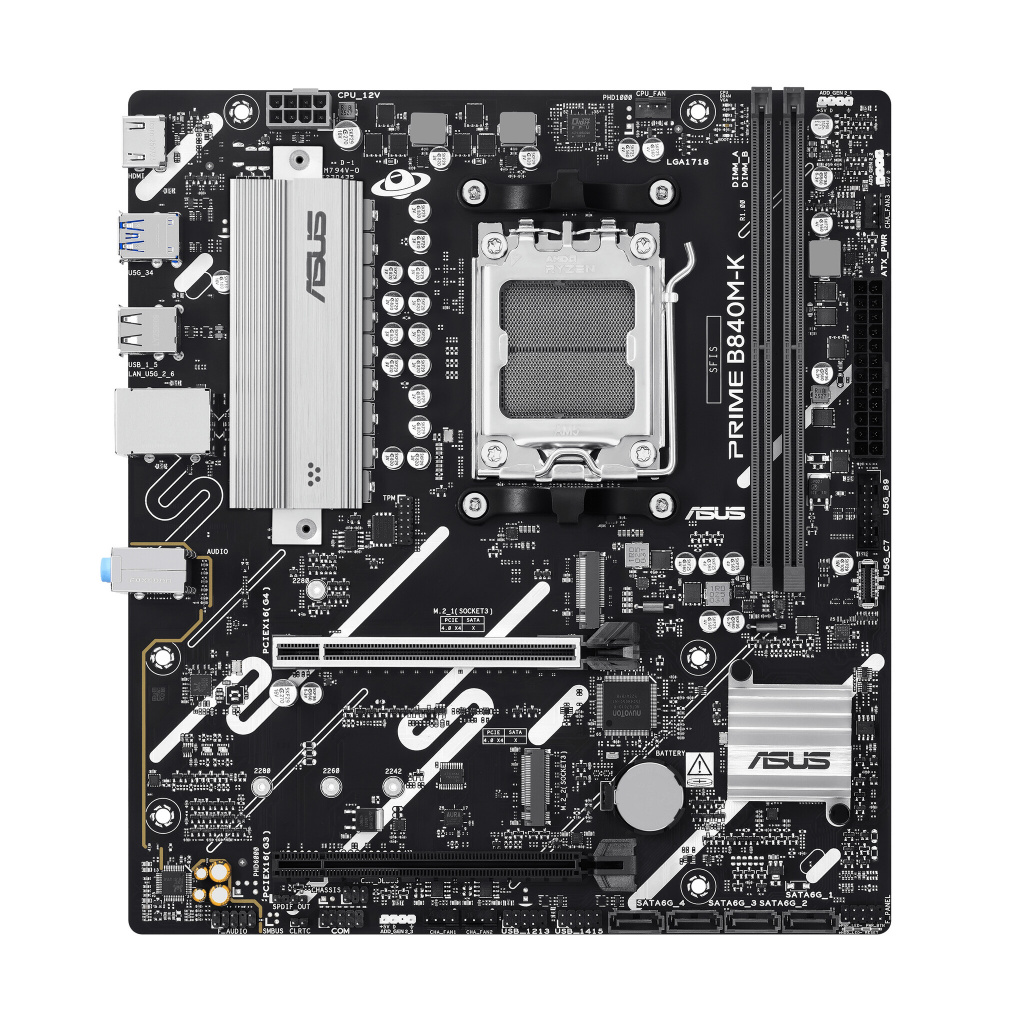 ASUS PRIME B840M-K AMD B840 Socket AM5 micro ATX - Afbeelding 2