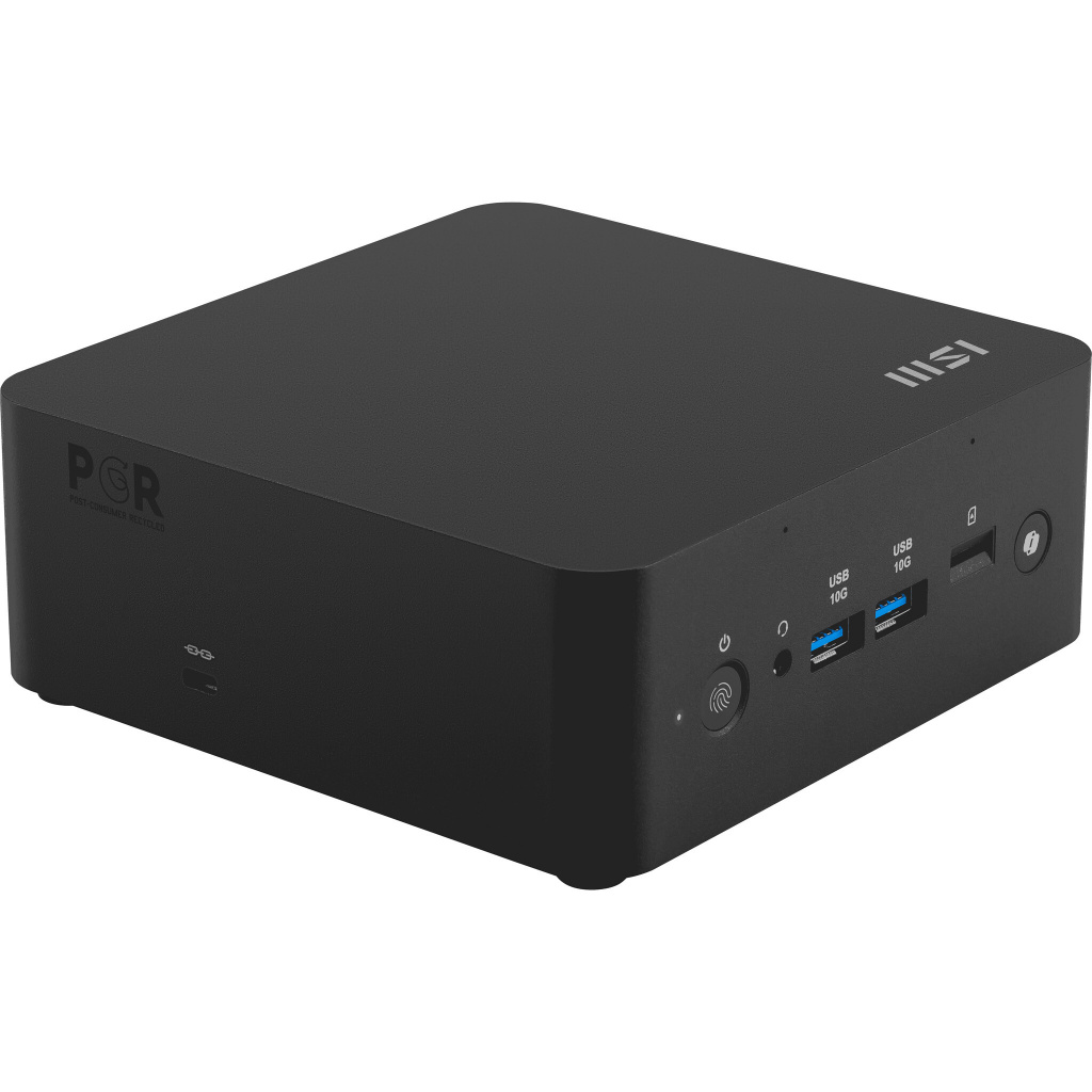 MSI Cubi NUC AI+ 2MG-002EU Copilot+ PC Intel Core Ultra 7 258V 32 GB LPDDR5x-SDRAM 1 TB SSD Windows 11 Home Mini PC Zwart