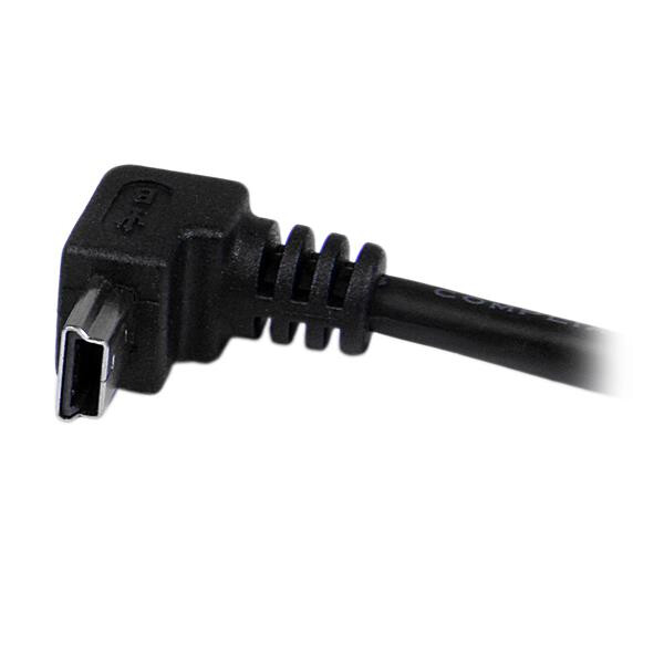 StarTech.com 2 m mini USB-kabel A-naar-mini-B met neerwaartse hoek - Afbeelding 5