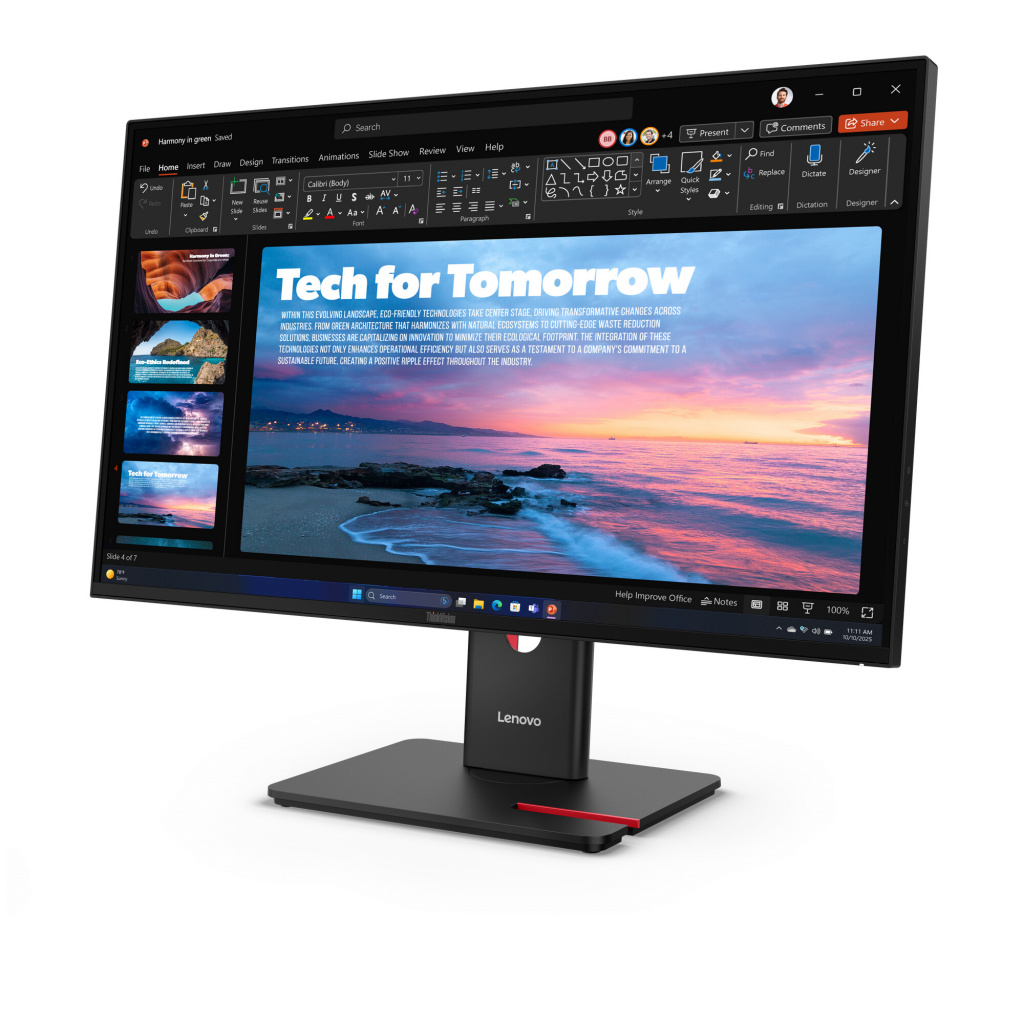 Lenovo ThinkVision T27QD-40 Monitor - Afbeelding 2