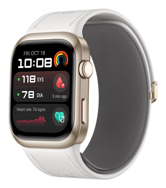 Huawei Watch D2 4,62 cm (1.82") AMOLED 48 mm Digitaal 480 x 408 Pixels Touchscreen Goud - Afbeelding 2