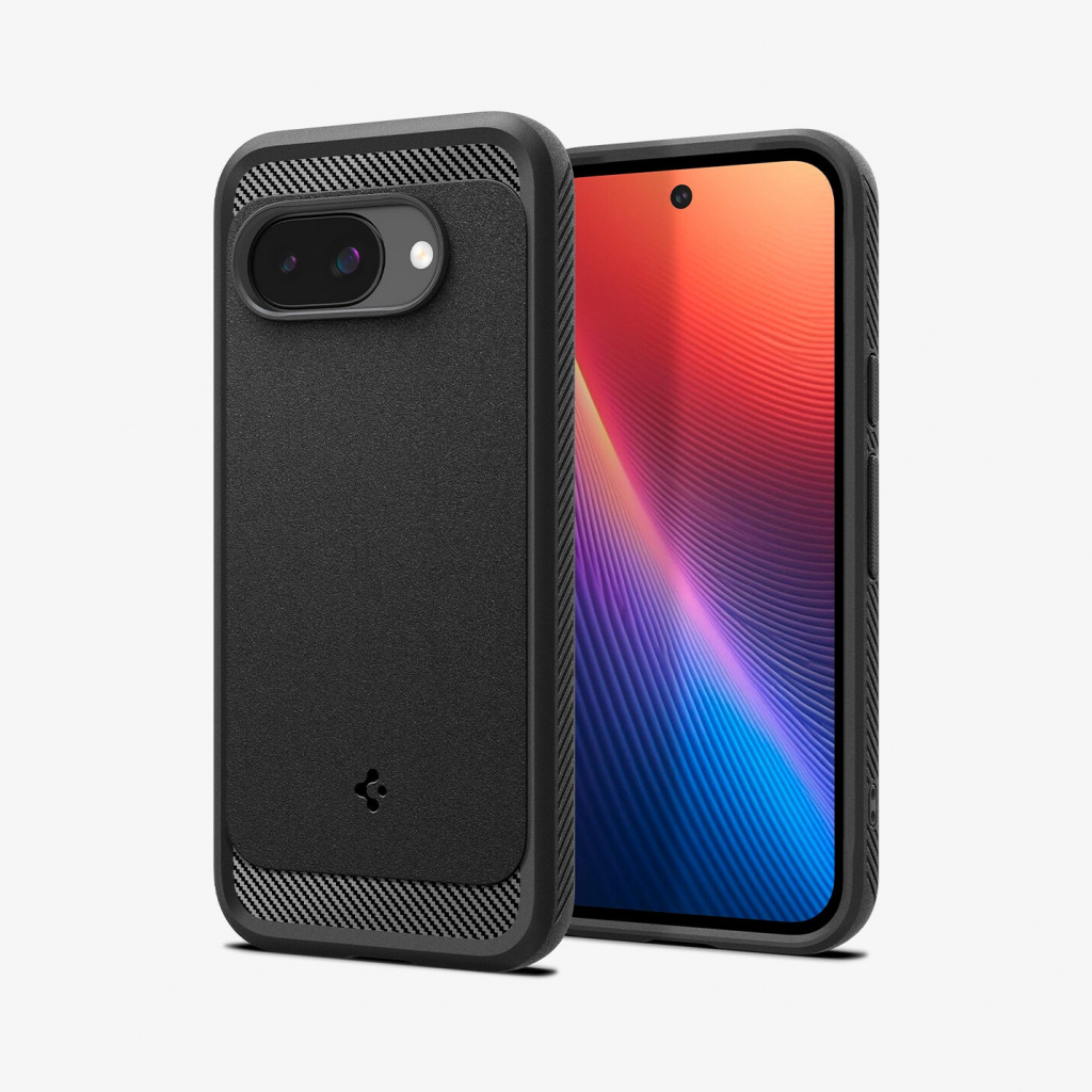 Spigen Rugged Armor (MagFit) mobiele telefoon behuizingen 16 cm (6.3") Hoes Zwart - Afbeelding 2