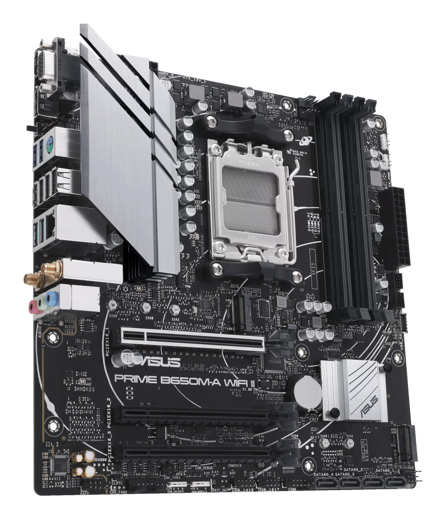 ASUS PRIME B650M-A WIFI II AMD B650 Socket AM5 micro ATX - Afbeelding 4