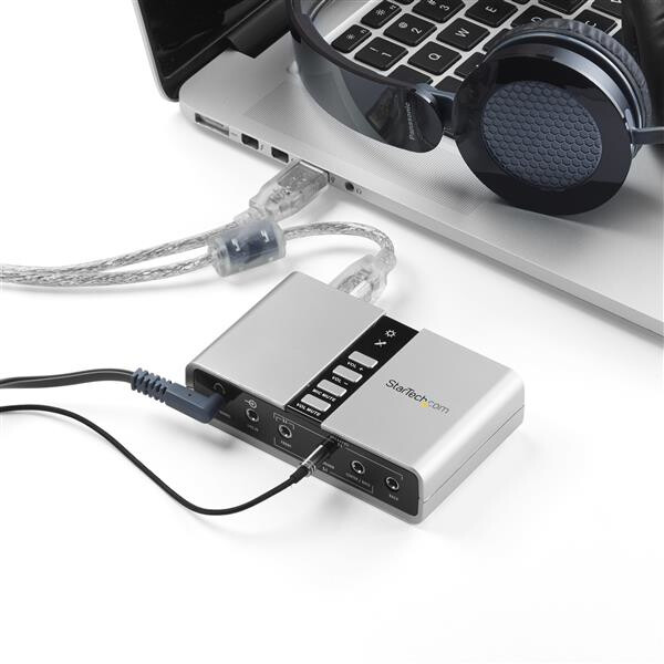 StarTech.com 7.1 USB Audio-adapter Externe Geluidskaart met SPDIF Digitale Audio - Afbeelding 4