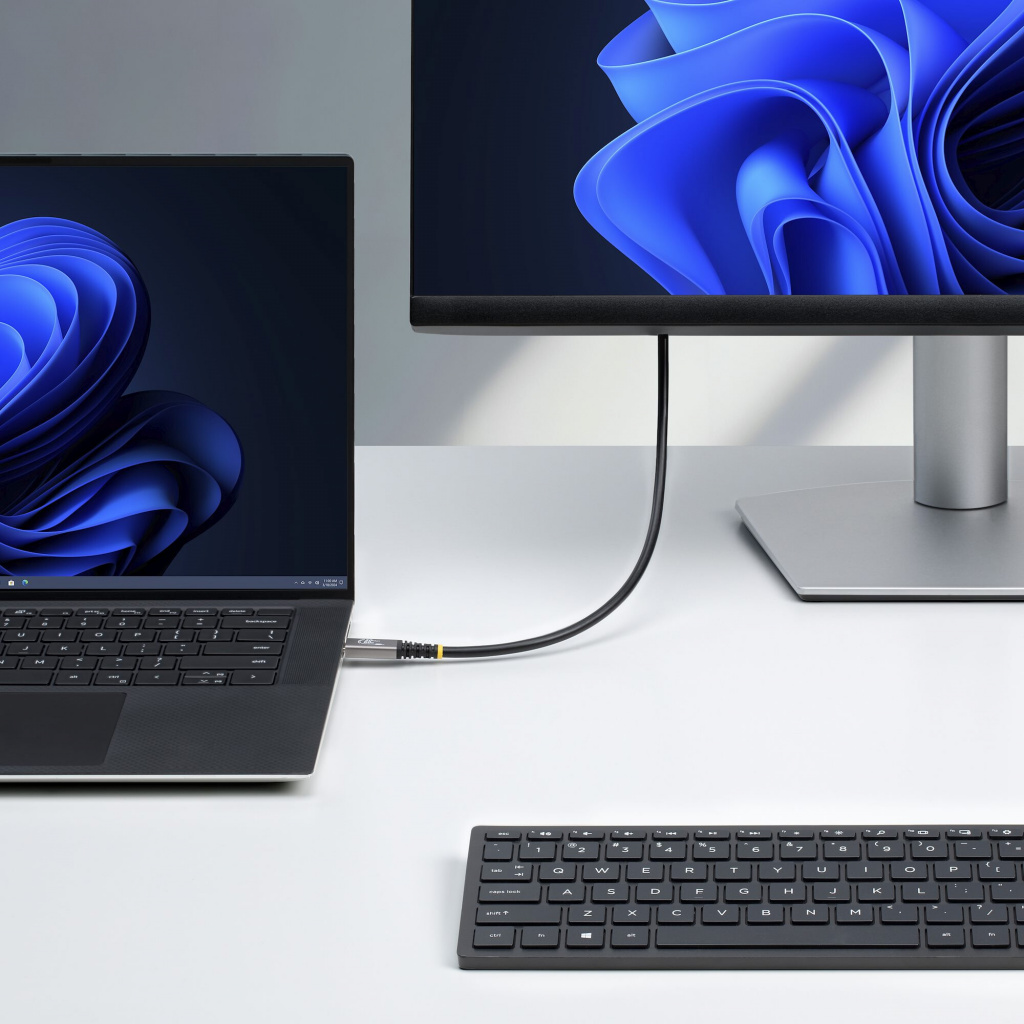StarTech.com 3m USB4 Kabel, 20Gbps, USB-IF Gecertificeerde USB-C Kabel, 60W PD EPR, 4K 120Hz DP 1.4, TPE Mantel, USB Type-C Kabe - Afbeelding 6