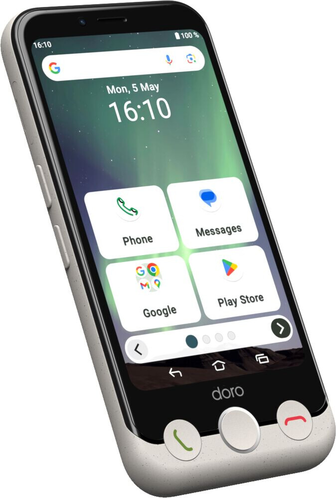 Doro Aurora A10 11,4 cm (4.5") Dual SIM Android 14 4G USB Type-C 4 GB 64 GB 3000 mAh Zwart, Wit - Afbeelding 3