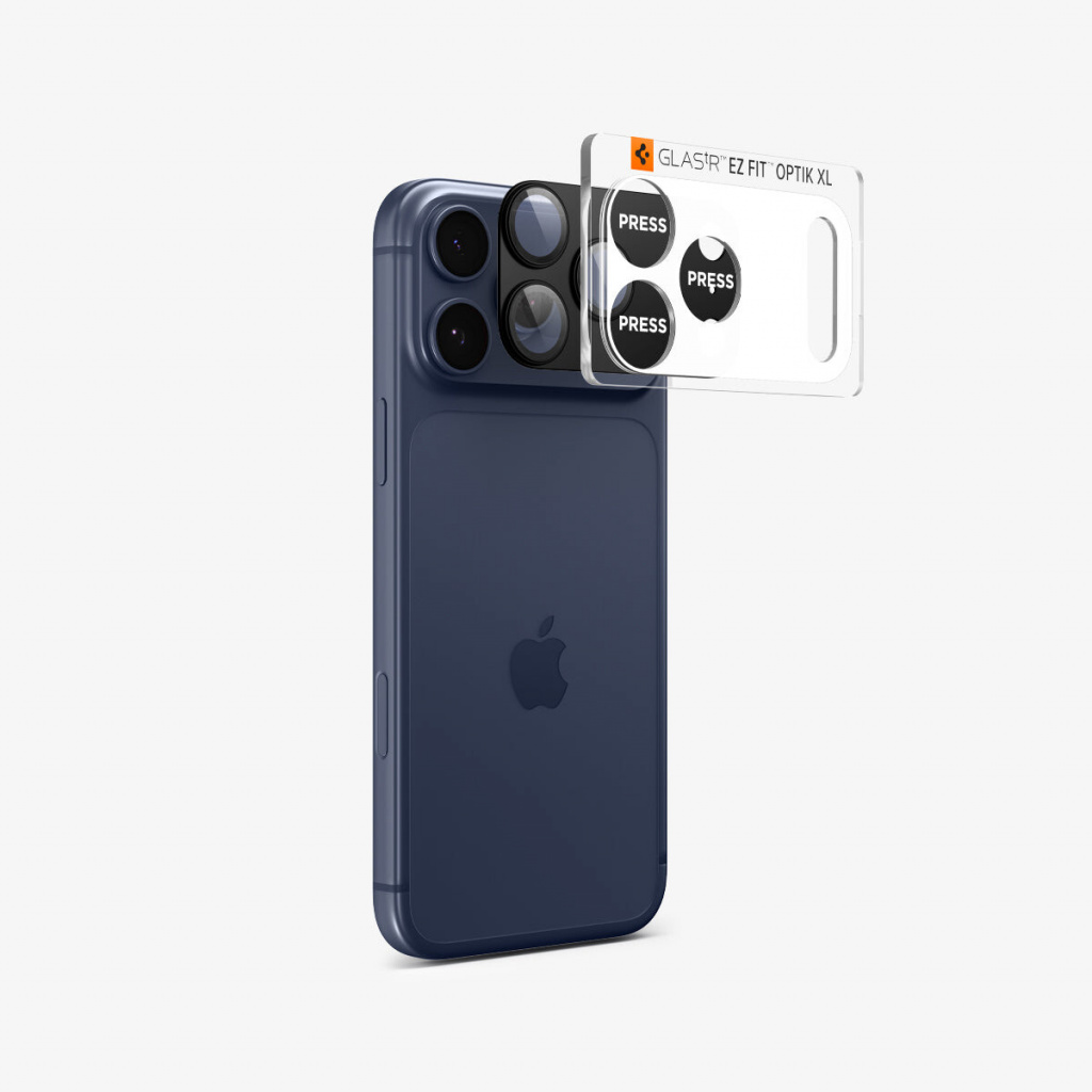 Spigen Optik Pro XL EZ Fit Cameralensbeschermer Apple 2 stuk(s) - Afbeelding 7