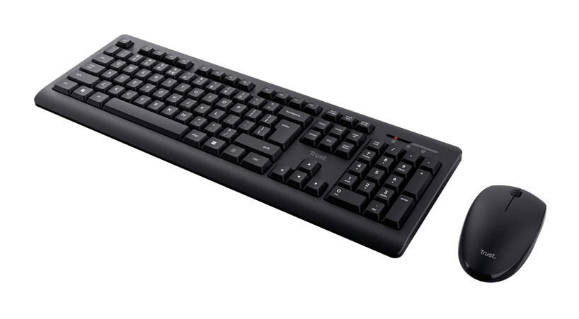 Trust Primo Draadloos toetsenbord+muis set – RF draadloze verbinding – QWERTY – Zwart - Afbeelding 3