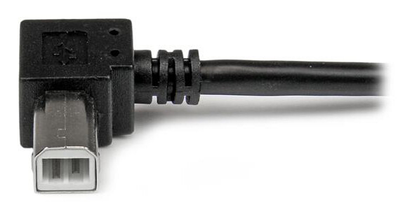 StarTech.com 1 m USB 2.0 A naar rechtshoekige B-kabel M/M - Afbeelding 5