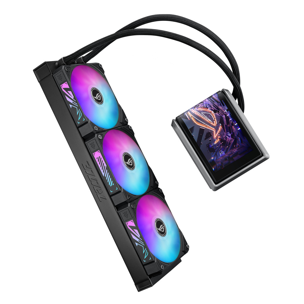 ASUS ROG RYUO IV 360 ARGB Processor Alles-in-één vloeistofkoeler 12 cm Zwart - Afbeelding 10