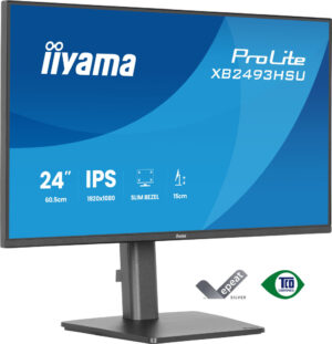 iiyama ProLite XB2493HSU-B1 computer monitor 60,5 cm (23.8") 1920 x 1080 Pixels Full HD LED Zwart