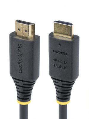 StarTech.com 2,4m Premium Gecertificeerde High Speed HDMI Kabel, 4K 60Hz/1440p 144Hz, HDR10/HDCP 2.2/ARC, 18Gbps, UHD HDMI 2.0