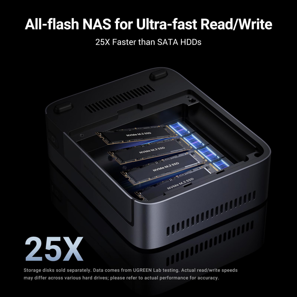 Ugreen DXP480T Plus NAS Desktop Intel® Core™ i5 8 GB DDR5 Grijs - Afbeelding 2