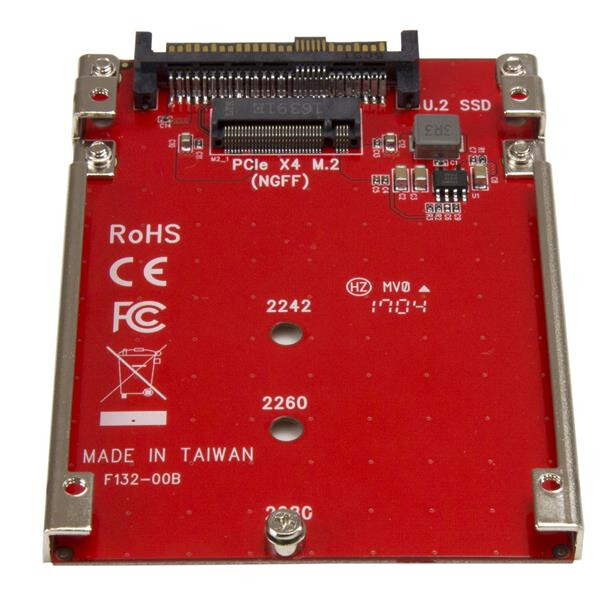 StarTech.com M.2 schijf naar U.2 (SFF-8639) host adapter voor M.2 PCIe NVMe SSDs - Afbeelding 3