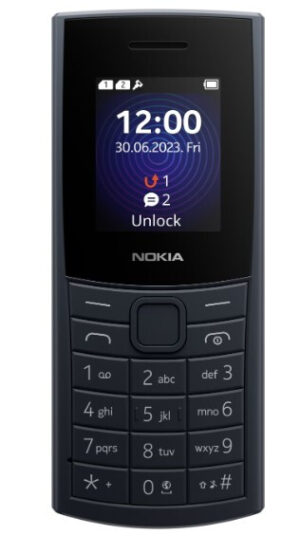Nokia 110 4G 4,57 cm (1.8") 94,5 g Blauw Basistelefoon