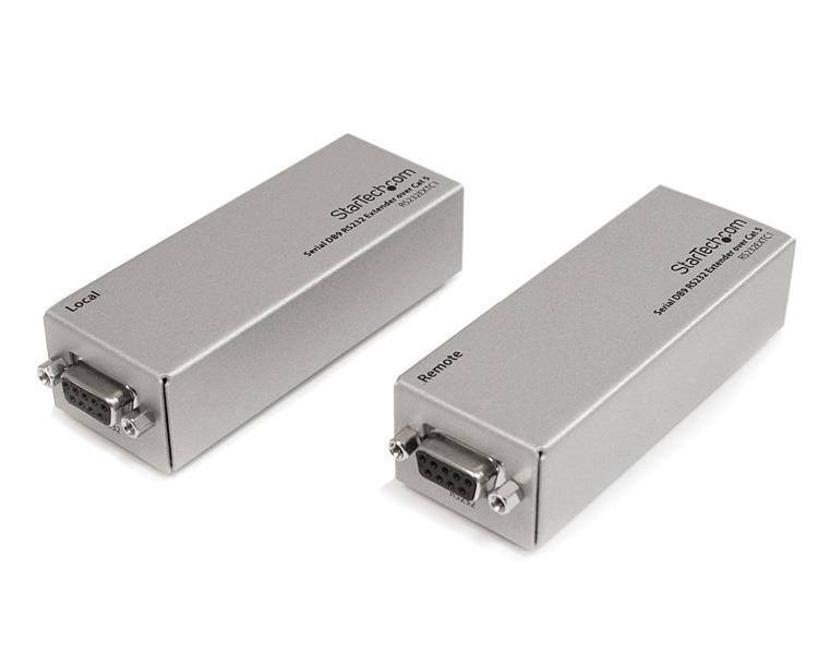 StarTech.com RS232 Serieel over Cat5 Extender, 1km Bereik, Plug & Play, Geen Software, DB9 Serial Extension - TAA