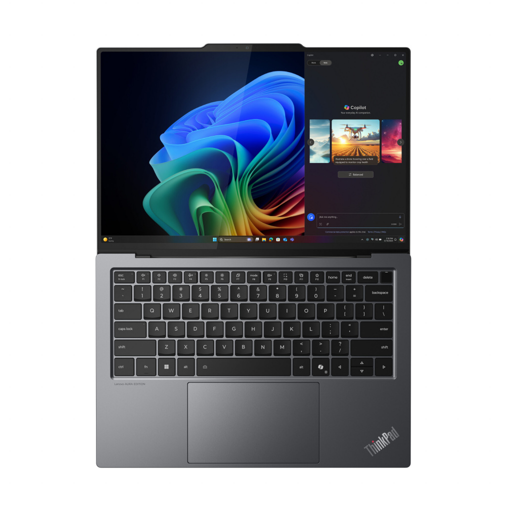 Lenovo ThinkPad X9-14 Gen 1 Aura Edition Copilot+ PC Intel Core Ultra 7 258V Laptop 35,6 cm (14") Touchscreen 2.8K 32 GB LPDDR5x - Afbeelding 16