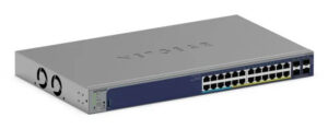 NETGEAR GS728TXUP Managed Gigabit Ethernet (10/100/1000) Power over Ethernet (PoE) 1U Grijs