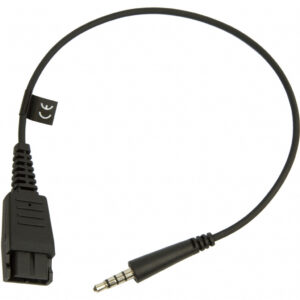 Jabra 8800-00-99 tussenstuk voor kabels Quick Disconnect (QD) 3.5 mm Zwart