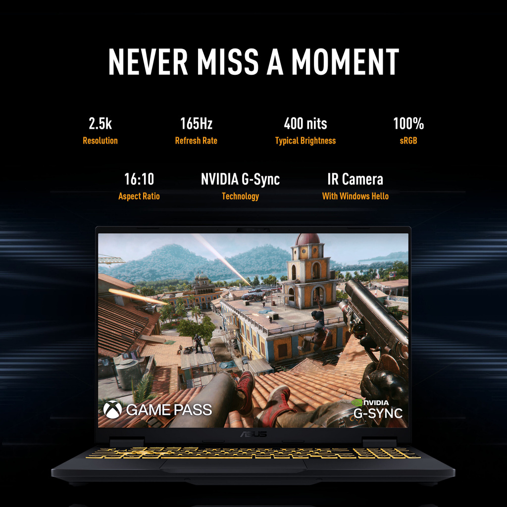 ASUS TUF Gaming F16 FX608JPR-QT014W Intel® Core™ i7 i7-14650HX Laptop 40,6 cm (16") WQXGA 32 GB DDR5-SDRAM 1 TB SSD NVIDIA GeFor - Afbeelding 22
