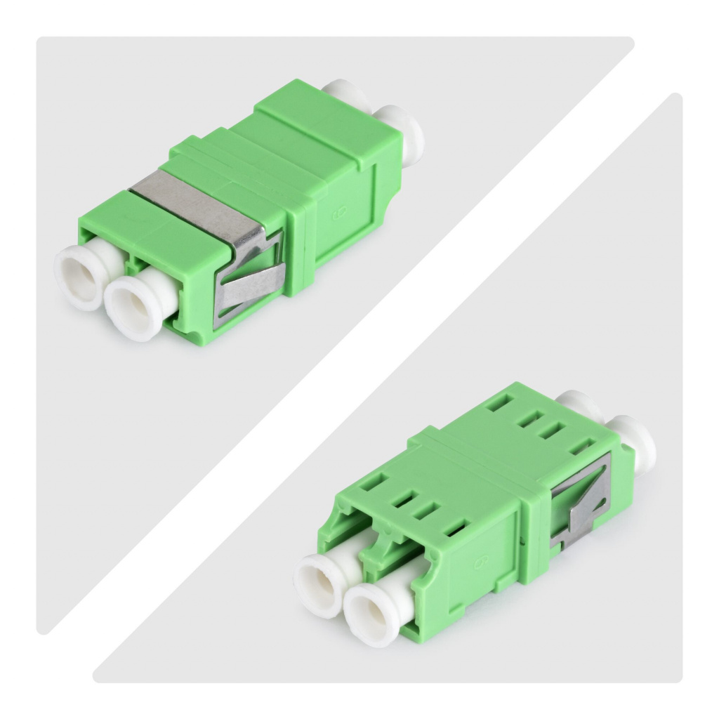 StarTech.com LC naar LC Coupler, 10 Stuks, OS2 Single Mode SC Footprint LC Glasvezel Koppelstuk zonder Flens, LC/APC Duplex Adap - Afbeelding 5