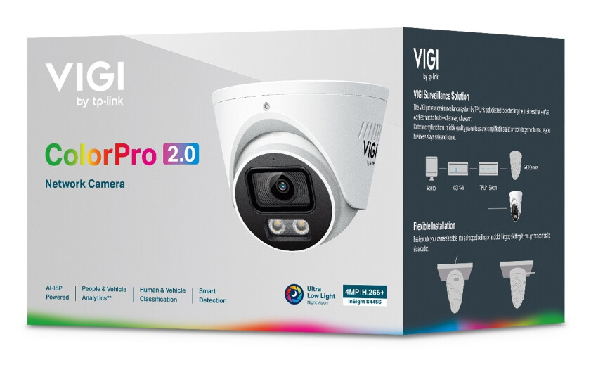 TP-Link VIGI InSight S445S(2.8mm) Dome IP-beveiligingscamera Buiten 2688 x 1520 Pixels Plafond/muur - Afbeelding 5