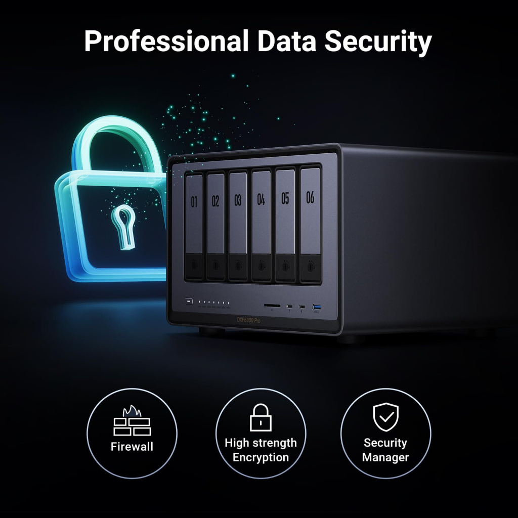 Ugreen DXP6800 Pro NAS Desktop Intel® Core™ i5 8 GB DDR5 Grijs, Zwart - Afbeelding 7