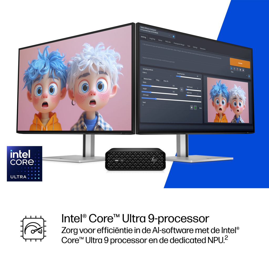 HP Z2 Mini G1i Wolf Pro Security Edition Intel Core Ultra 9 285K 48 GB DDR5-SDRAM 1 TB SSD NVIDIA RTX 2000 Ada Windows 11 Pro Mi - Afbeelding 10