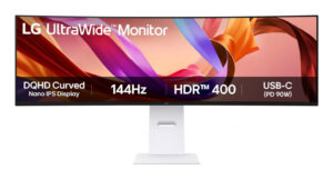 LG 49U950A-W.AEU computer monitor 124,5 cm (49") 5120 x 1440 Pixels Dual QHD LED Zwart, Wit