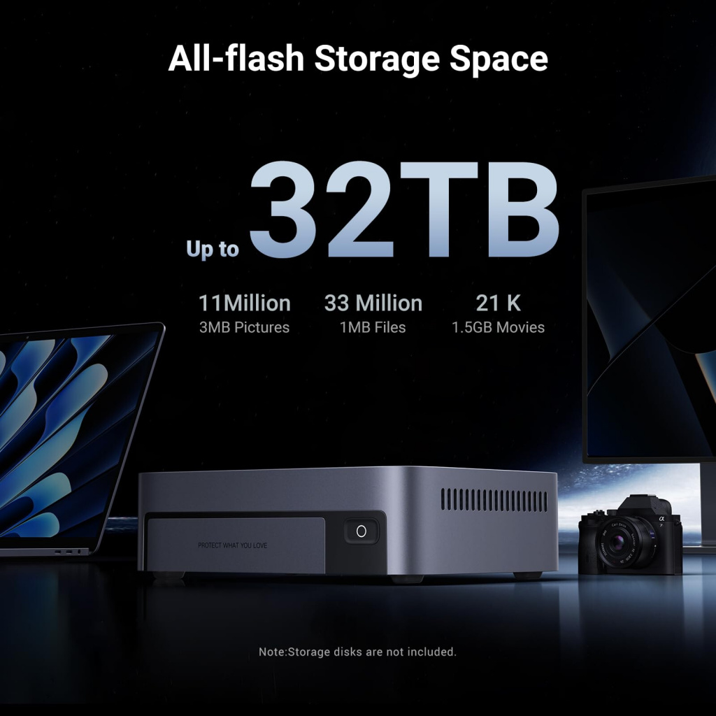 Ugreen DXP480T Plus NAS Desktop Intel® Core™ i5 8 GB DDR5 Grijs - Afbeelding 4