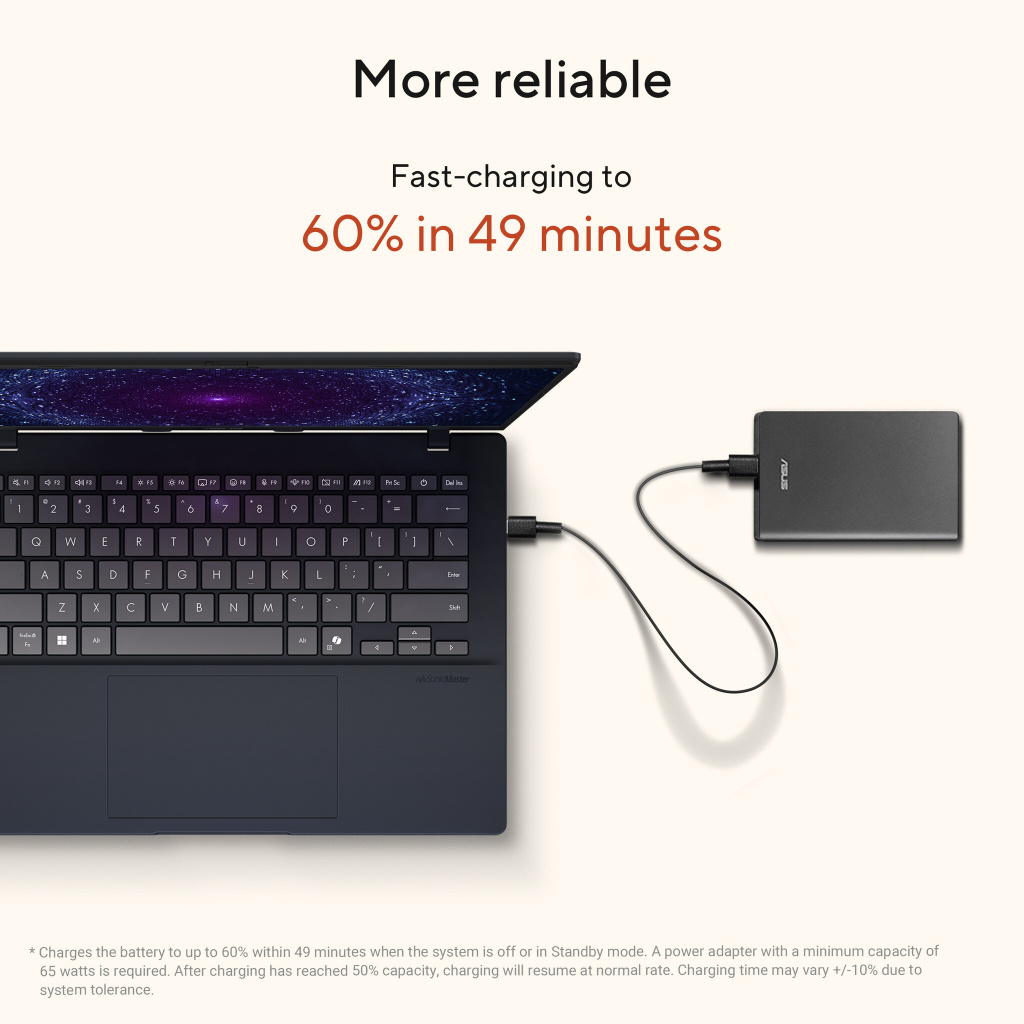 ASUS Vivobook 14 M1407GA-LY012W Copilot+ PC AMD Ryzen AI 7 445 Laptop 35,6 cm (14") WUXGA 16 GB DDR5-SDRAM 512 GB SSD Wi-Fi 6 (8 - Afbeelding 25