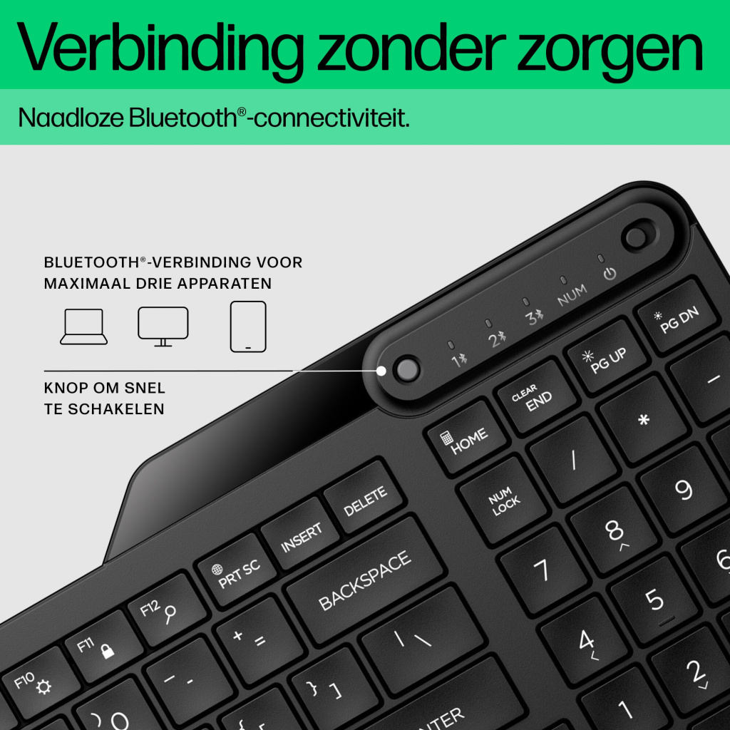 HP 460 Bluetooth-toetsenbord voor meerdere apparaten - Afbeelding 5