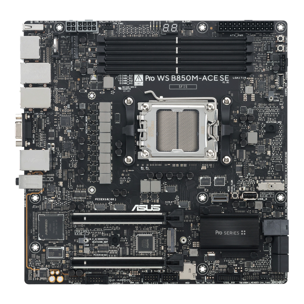 ASUS PRO WS B850M-ACE SE AMD B850 Socket AM5 micro ATX - Afbeelding 9