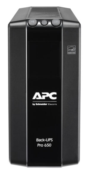 APC Back-UPS PRO BR650MI - Noodstroomvoeding, 6x C13 uitgang, USB, 650VA