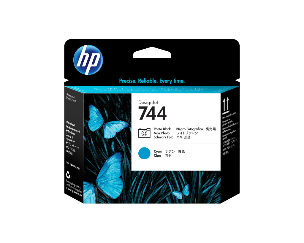 HP 744 fotozwarte/cyaan DesignJet printkop