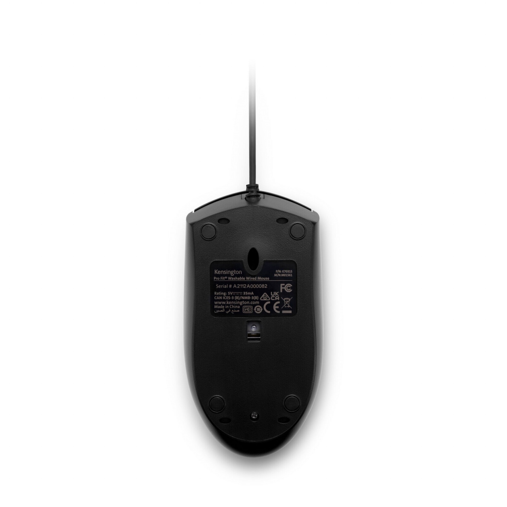 Kensington Pro Fit Wired Washable Mouse - Afbeelding 8