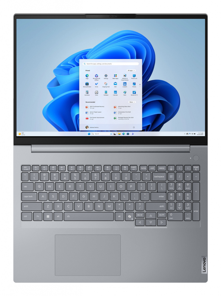 Lenovo ThinkBook 16 G8 IAL Intel Core Ultra 5 135H Laptop 40,6 cm (16") WUXGA 16 GB DDR5-SDRAM 512 GB SSD Wi-Fi 6E (802.11ax) Wi - Afbeelding 14