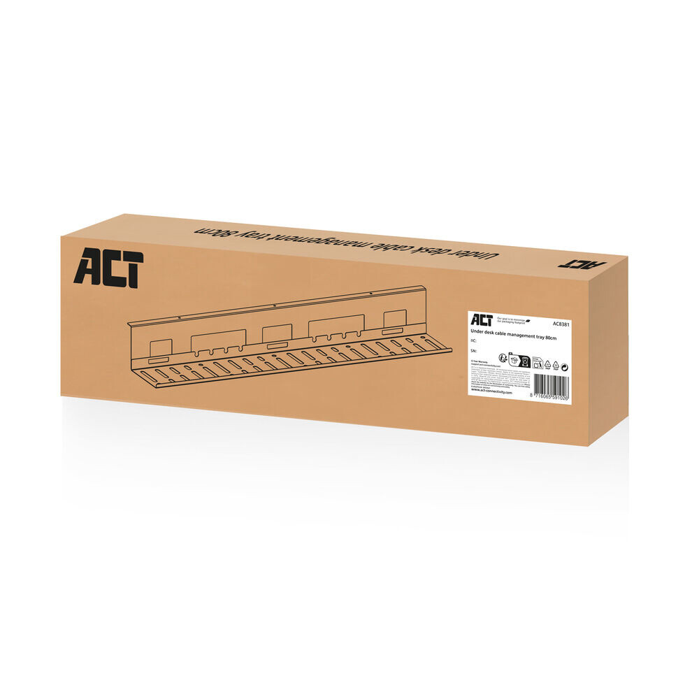 ACT Kabelgoot voor onder een bureau, 80cm - Afbeelding 3