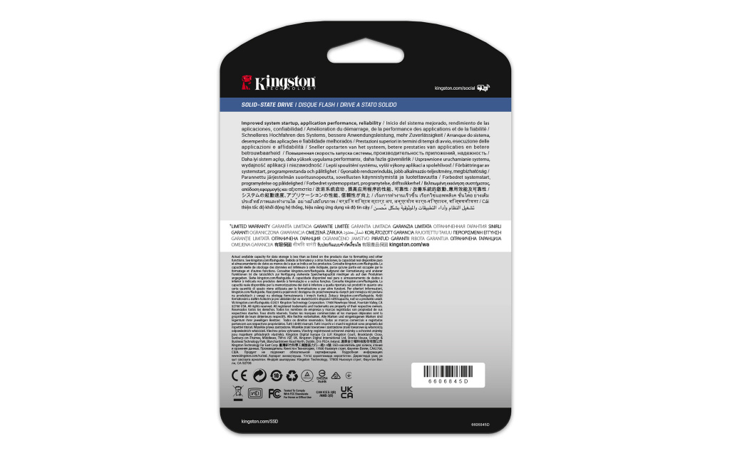 Kingston Technology 7680G DC600M (gemengd gebruik) 2,5 inch Enterprise SATA SSD - Afbeelding 4