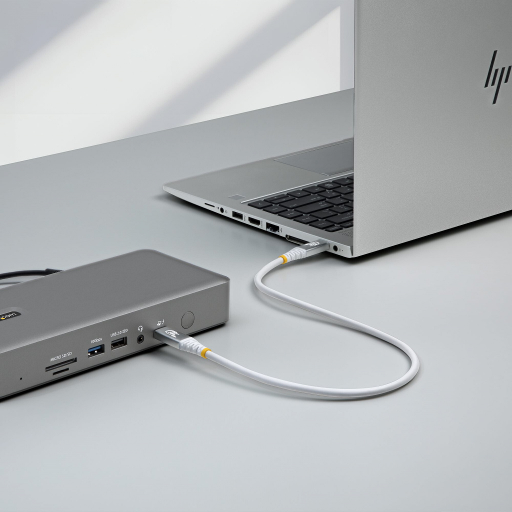 StarTech.com 1,5m USB4 Kabel, 80Gbps, USB-IF Gecertificeerde USB-C Kabel, 240W PD, 8K 120Hz/4K 240Hz, DP2.1, DP80, Thunderbolt 4 - Afbeelding 6