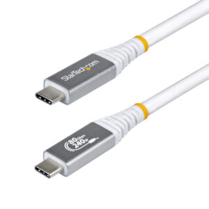 StarTech.com 1,5m USB4 Kabel, 80Gbps, USB-IF Gecertificeerde USB-C Kabel, 240W PD, 8K 120Hz/4K 240Hz, DP2.1, DP80, Thunderbolt 4