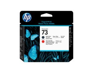 HP 73 matzwarte/chromatisch rode DesignJet printkop