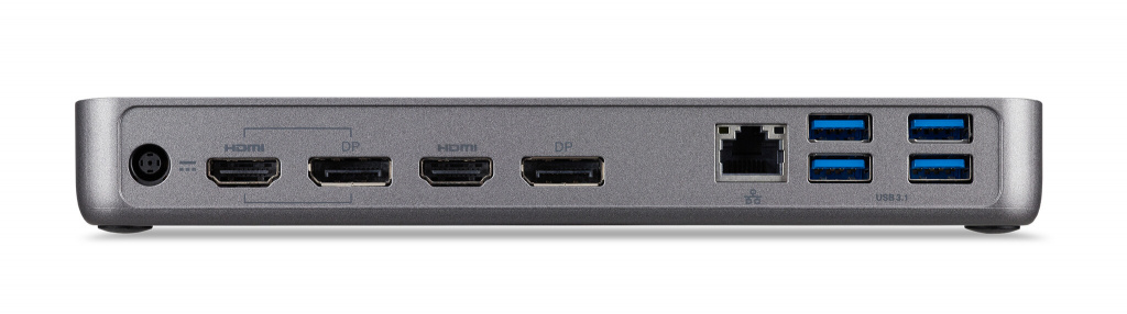 Acer USB Type-C Docking Station D501 USB 3.2 Gen 1 (3.1 Gen 1) Type-C Grijs - Afbeelding 9