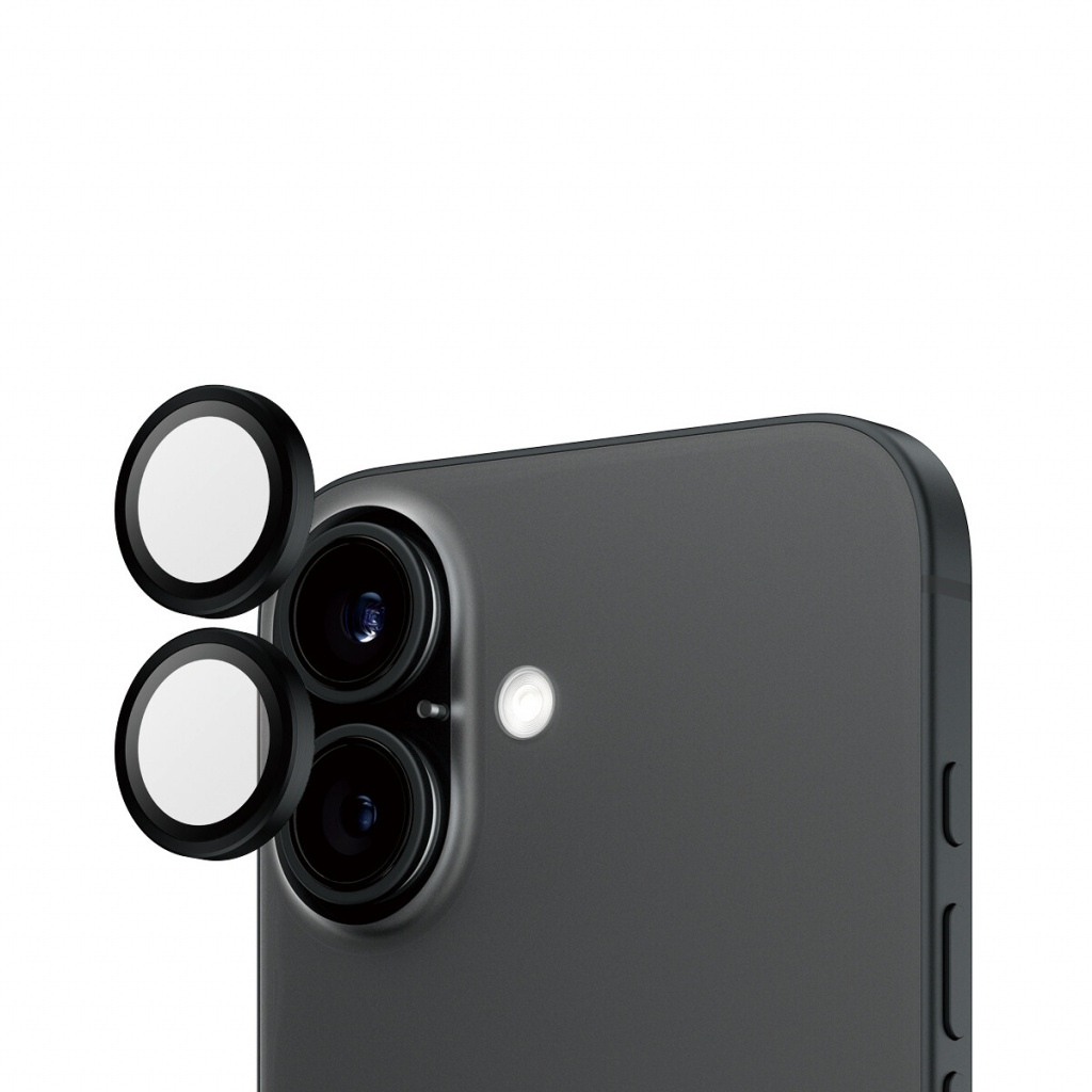 PanzerGlass ® Hoops® Camera Lens Protector Black iPhone 16 | 16 Plus Doorzichtige schermbeschermer Apple 1 stuk(s)