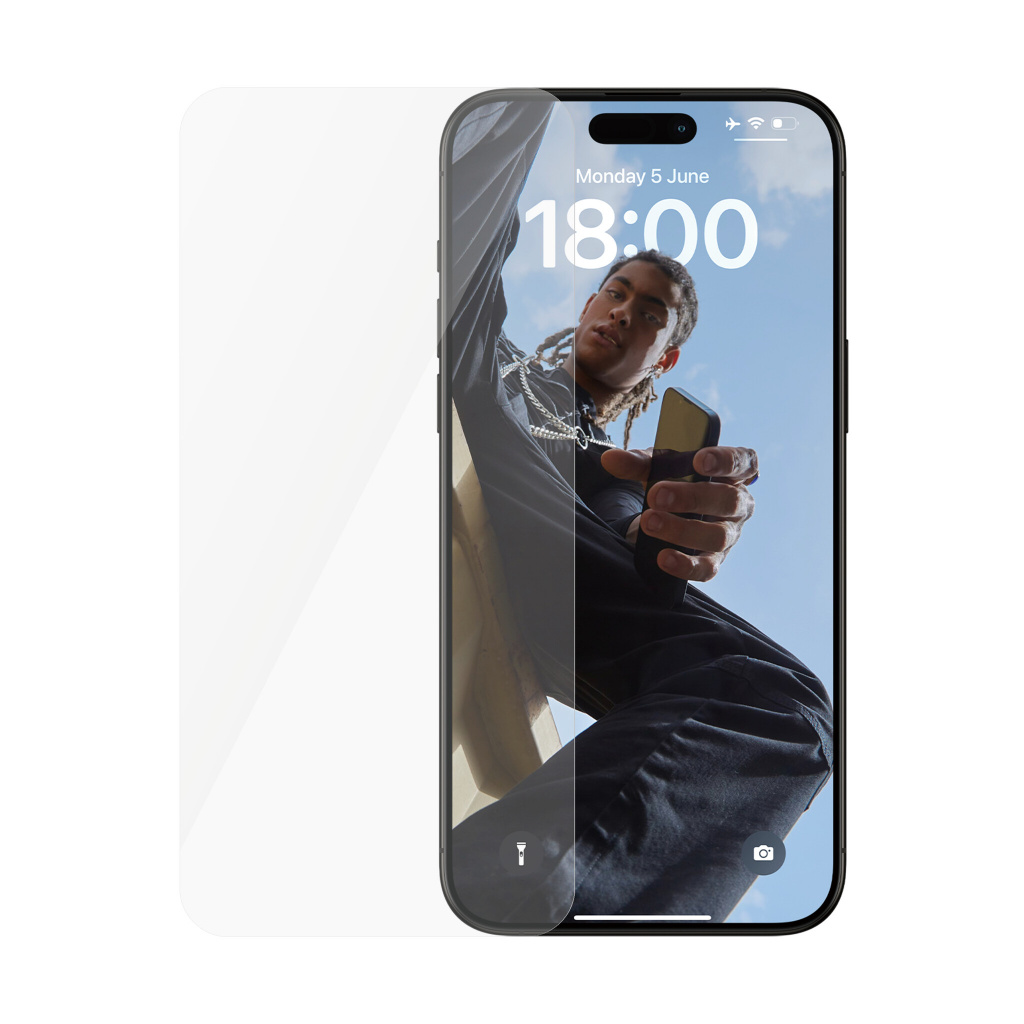 PanzerGlass SAFE. by ® Screen Protector iPhone 15 Pro Max | Ultra-Wide Fit | Bulk Doorzichtige schermbeschermer Apple 50 stuk(s)