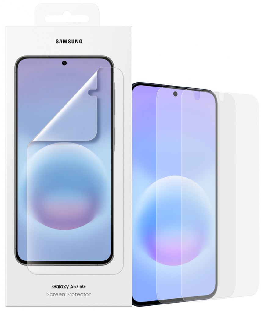 Samsung EF-UA576CTEGWW scherm- & rugbeschermer voor mobiele telefoons Doorzichtige schermbeschermer 2 stuk(s)