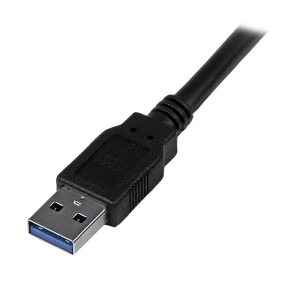 StarTech.com 3 m zwarte SuperSpeed USB 3.0-kabel A-naar-B M/M - Afbeelding 3